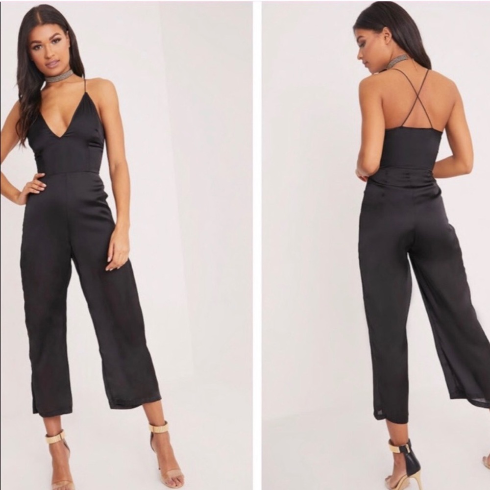 Pretty Little Thing Satin Jumpsuit